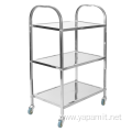 Stainless Steel Three Layer Hotpot Trolley